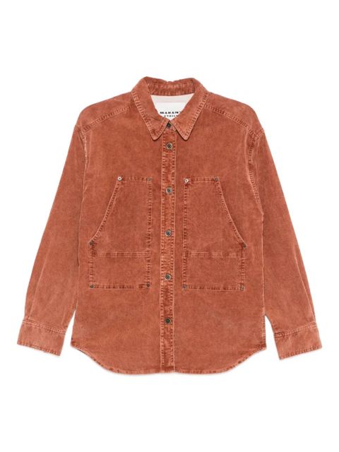 MARANT ÉTOILE Oriana corduroy shirt jacket - Brown - zdjęcie produktu nr 1
