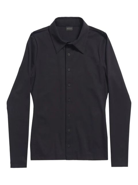 Balenciaga stretch-jersey shirt - Black - zdjęcie produktu nr 1