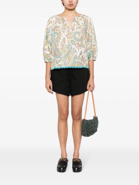ETRO paisley-print cotton blouse - Multicolour - zdjęcie produktu nr 2