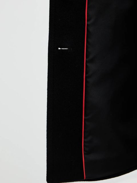 MAX&Co. płaszcz z dodatkiem wełny kolor czarny 2526016023200