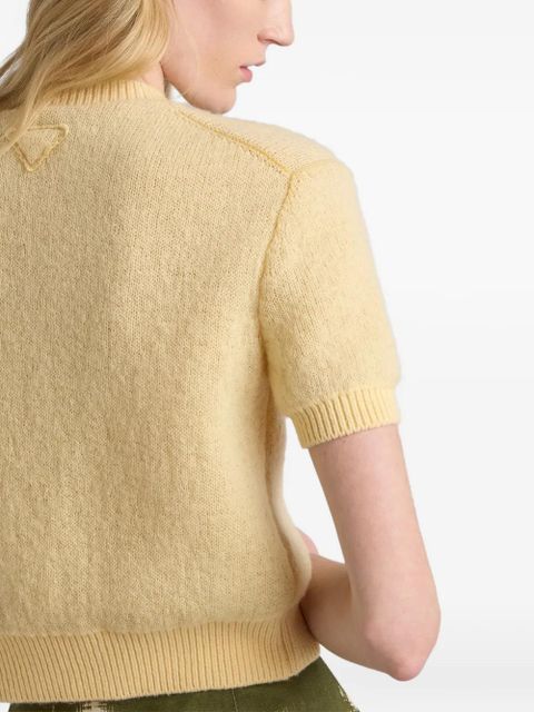 Prada cashmere crew-neck sweater - Yellow