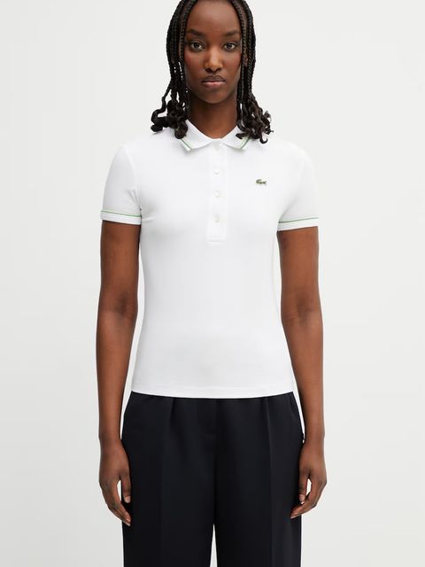 Lacoste polo damskie z bawełną - zdjęcie produktu nr 1