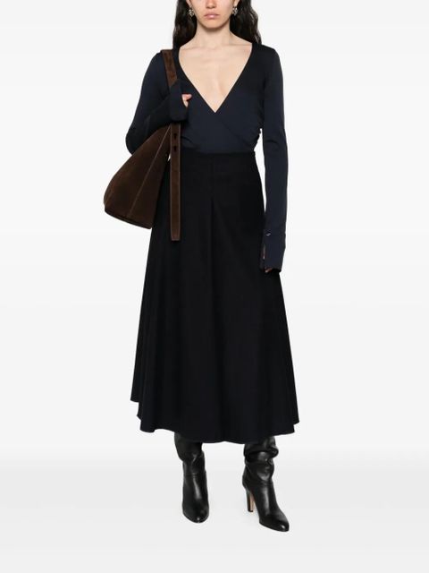 Max Mara Nigella long-sleeve bodysuit - Blue