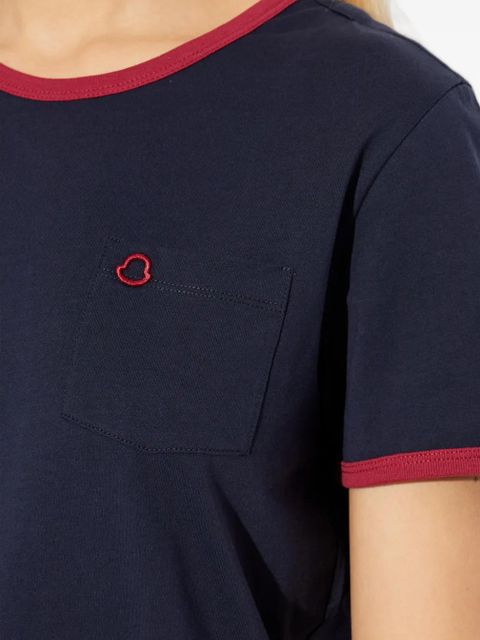 Moncler pocket-ringer T-shirt - Blue