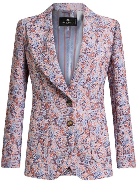 ETRO micro floral blazer - Pink - zdjęcie produktu nr 1