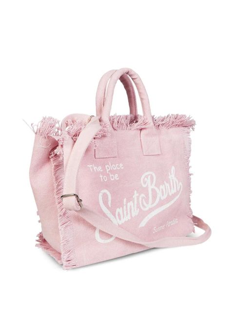 MC2 Saint Barth Colette frayed-edge tote bag - Pink