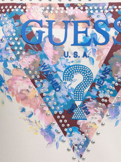 Guess t-shirt damski kolor beżowy W5BI29 J1314