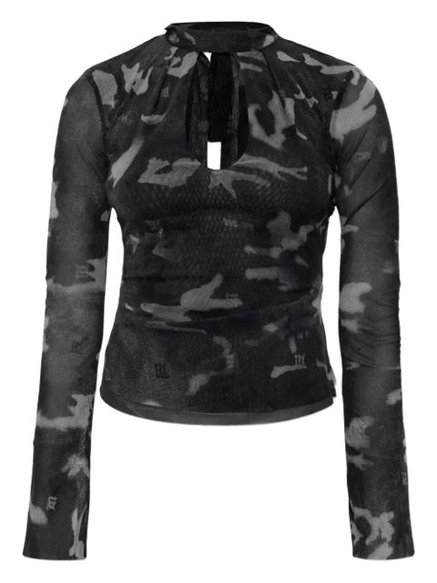 MISBHV camouflage-print blouse - Black - zdjęcie produktu nr 1