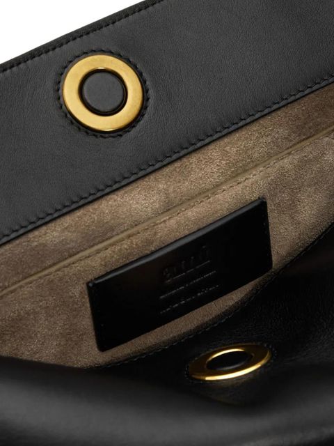 AMI Paris Carrousel leather bag - Black - zdjęcie produktu nr 2