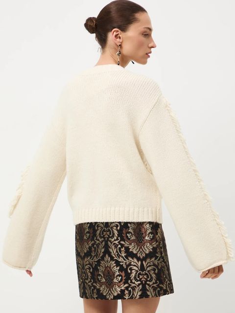 Medicine sweter damski kolor beżowy