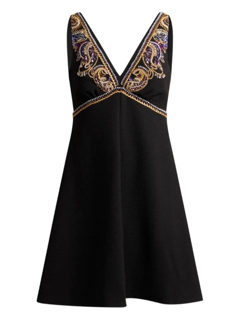 ETRO sleeveless mini dress - Black - zdjęcie produktu nr 1