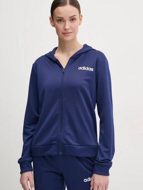 adidas dres LINEAR TS damski kolor granatowy JD2696