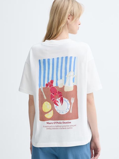 Marc O'Polo T-shirt damski bawełniany - zdjęcie produktu nr 1