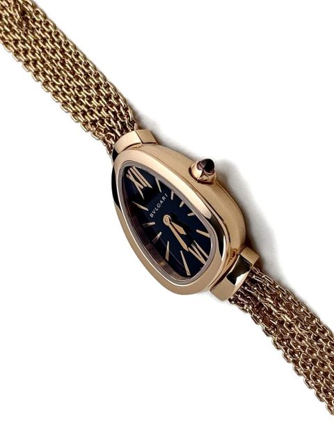 Bvlgari Pre-Owned 2021 unworn Serpenti 27mm watch - Black