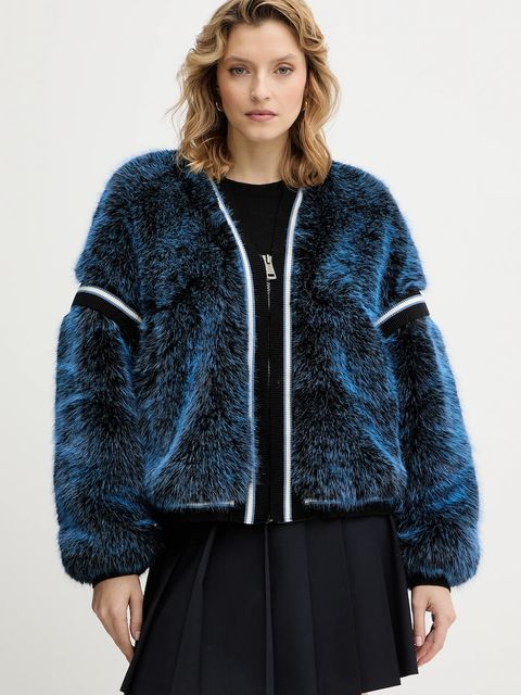 Guess kurtka KATIA kolor granatowy przejściowa W5BL67 W3790 - zdjęcie produktu nr 1