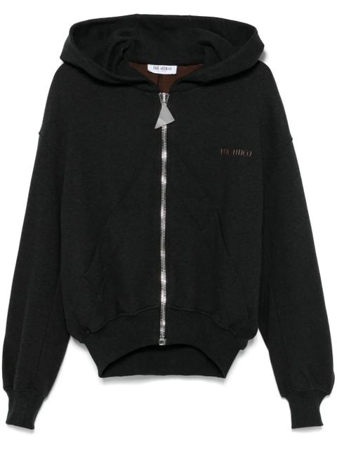 The Attico logo-appliqué hoodie - Black - zdjęcie produktu nr 1
