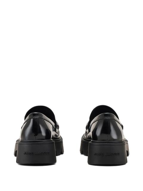 Marc Jacobs logo-plaque platform loafers - Black - zdjęcie produktu nr 2