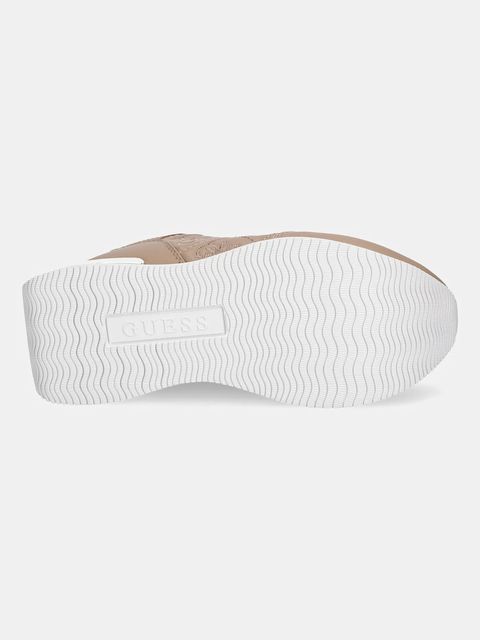 Guess sneakersy CAMRIO9 damskie kolor beżowy FLTCM9 FAL12 - zdjęcie produktu nr 2