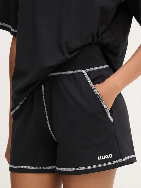 HUGO piżama damska kolor czarny 50543530 - zdjęcie produktu nr 2