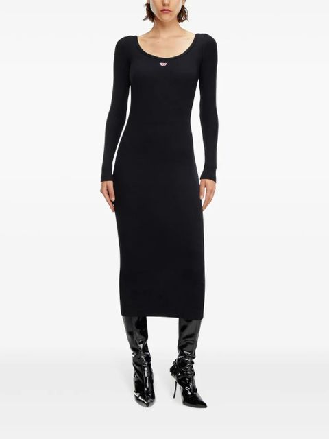 Diesel D-Ballet-D ribbed maxi dress - Black - zdjęcie produktu nr 2