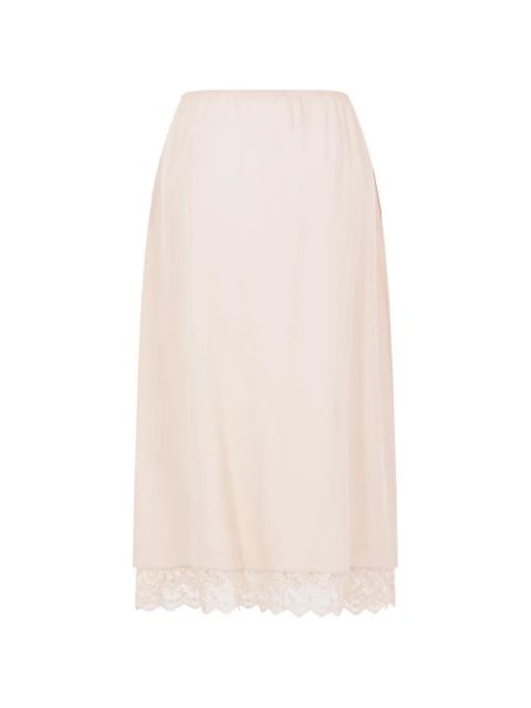 Simone Rocha lace-trim midi skirt - Neutrals - zdjęcie produktu nr 2