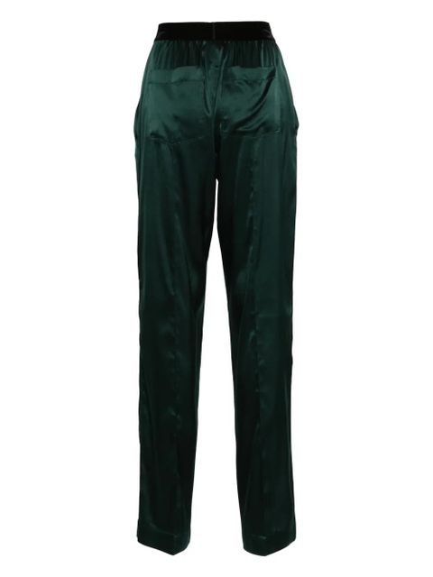 TOM FORD silk satin pyjama bottoms - Green - zdjęcie produktu nr 2