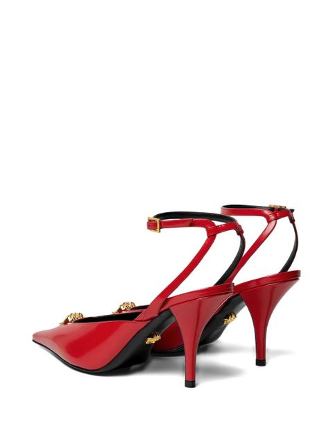 Versace 85mm La Medusa-head pumps - Red