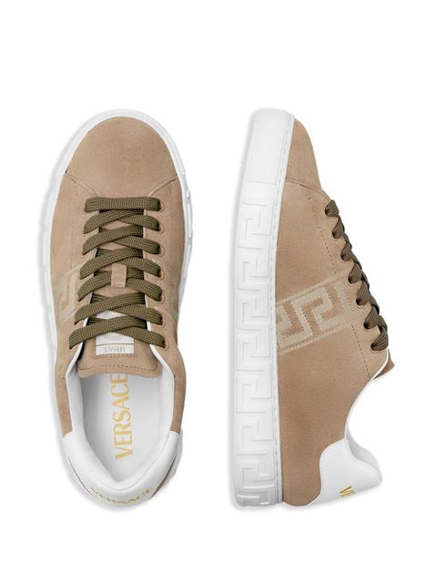 Versace Greca suede sneakers - Brown - zdjęcie produktu nr 2