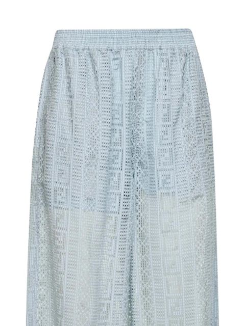 FENDI FF burnout trousers - Blue