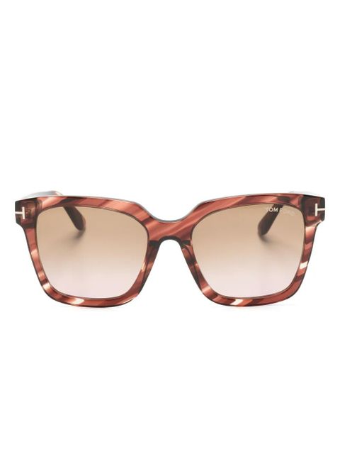 TOM FORD Eyewear square-frame sunglasses - Brown - zdjęcie produktu nr 1