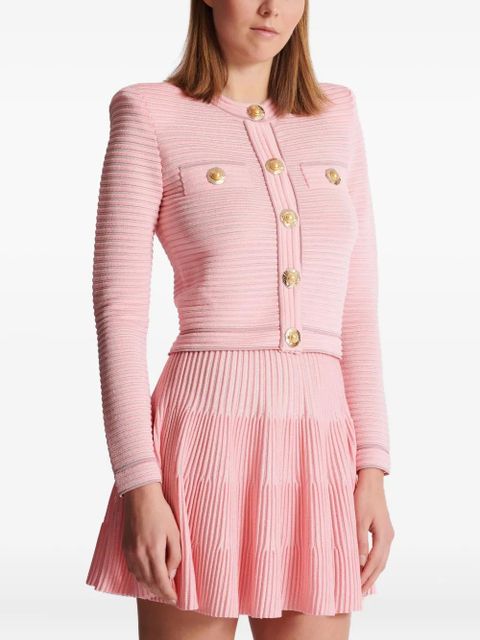 Balmain cropped cardigan - Pink