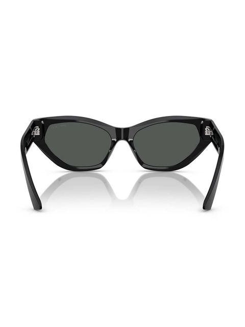 Jimmy Choo okulary przeciwsłoneczne damskie kolor czarny 0JC5022B