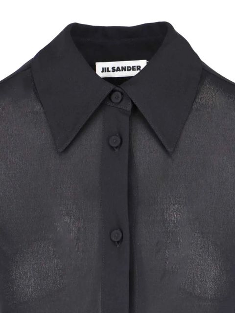 Jil Sander maxi shirt dress - Black