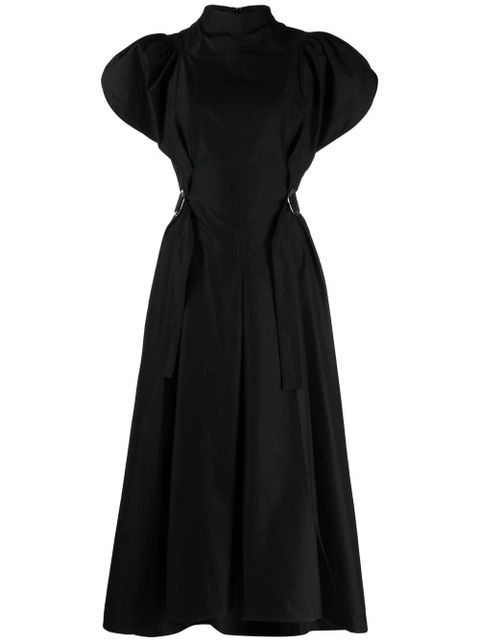 3.1 Phillip Lim high-neck flared midi dress - Black - zdjęcie produktu nr 1