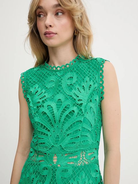 Morgan sukienka kolor turkusowy mini rozkloszowana ROSLI