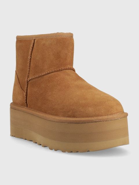 UGG śniegowce Classic Mini Platform kolor brązowy 1134991.CHE - zdjęcie produktu nr 2