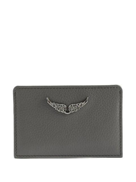 Zadig&Voltaire leather cardholder - Grey - zdjęcie produktu nr 1
