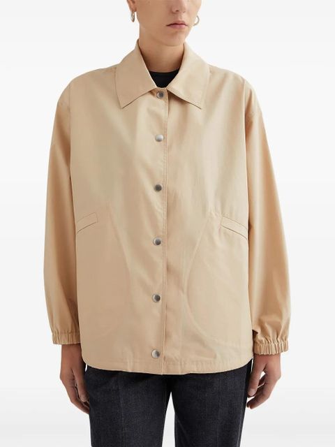 Jil Sander logo-print jacket - Neutrals - zdjęcie produktu nr 2