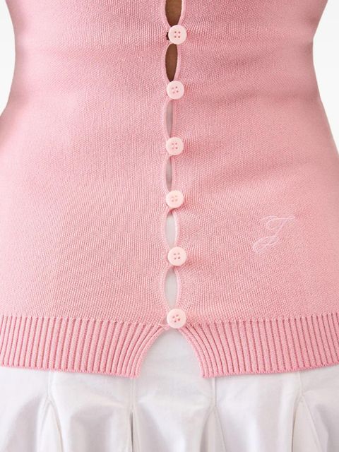 Jacquemus strapless top - Pink