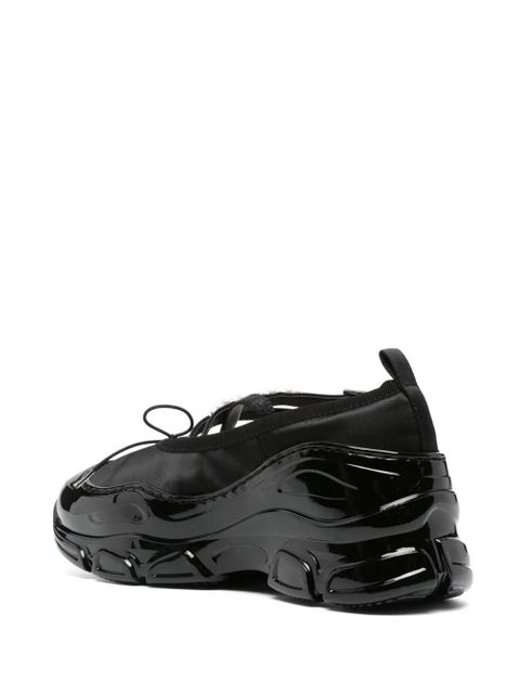 Simone Rocha Beaded Tracker sneakers - Black