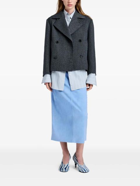 Proenza Schouler Nola double-breasted blazer - Grey