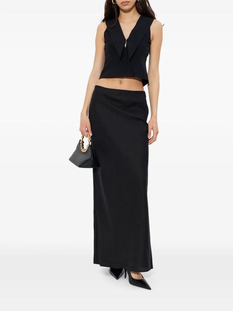 Cult Gaia zip maxi skirt - Black - zdjęcie produktu nr 2