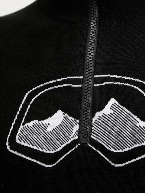 BOGNER Fire+Ice sweter z dodatkiem wełny AZRA damski kolor czarny lekki z półgolfem 84538499 - zdjęcie produktu nr 2