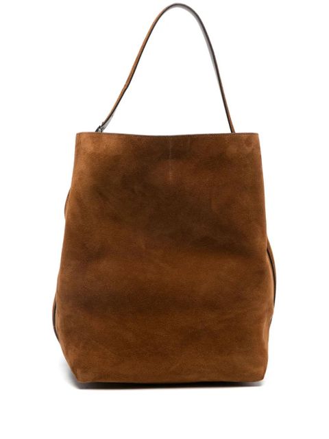 TOTEME suede tote bag - Brown - zdjęcie produktu nr 1