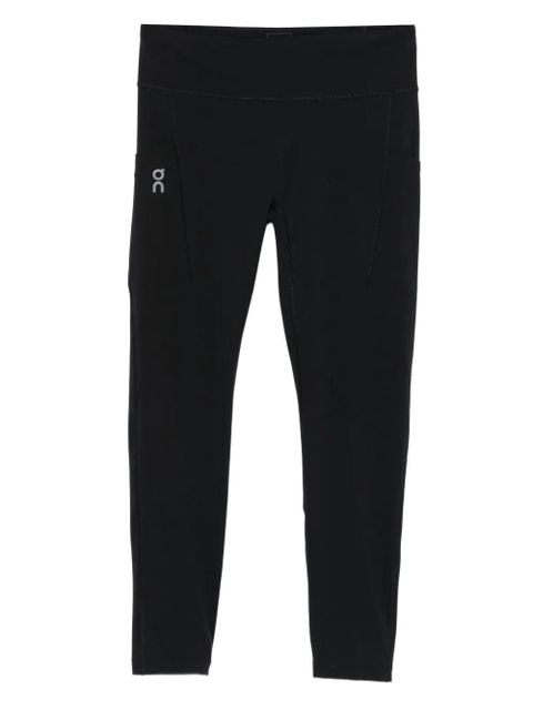 On Running logo-print performance leggings - Black - zdjęcie produktu nr 1