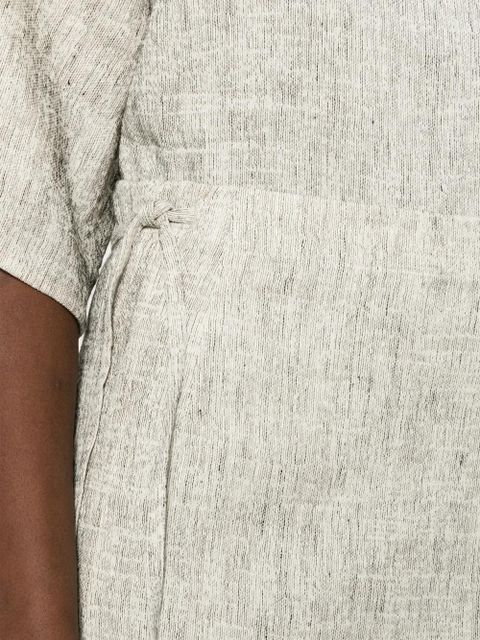 The Row tie-waist skirt - Neutrals
