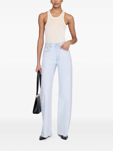 ANINE BING Lewis frayed jeans - Blue - zdjęcie produktu nr 2