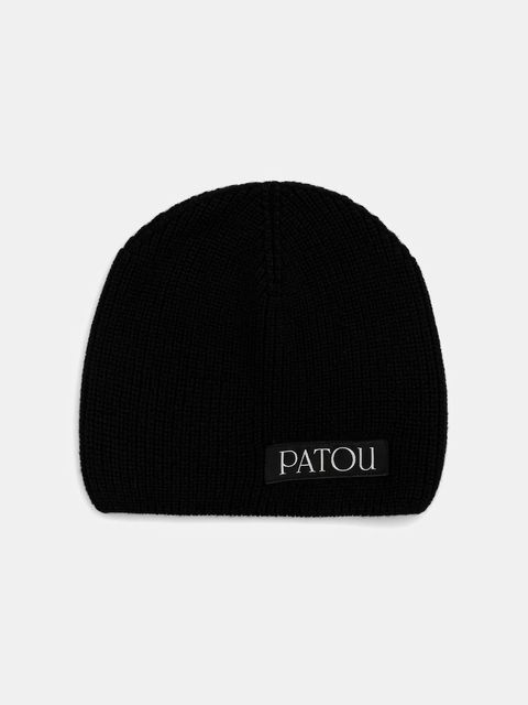Patou czapka z wełną kolor czarny AC1028041 - zdjęcie produktu nr 1