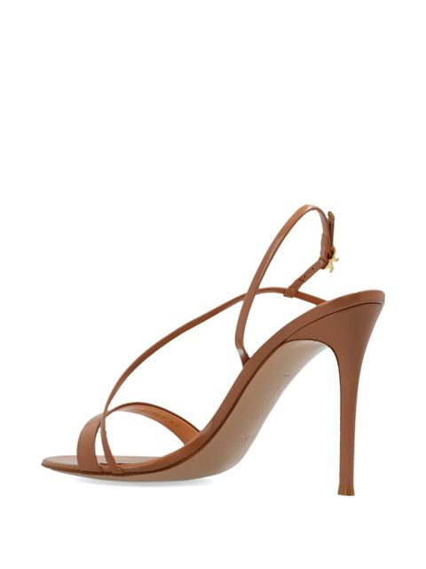 Gianvito Rossi strap leather sandals - Neutrals