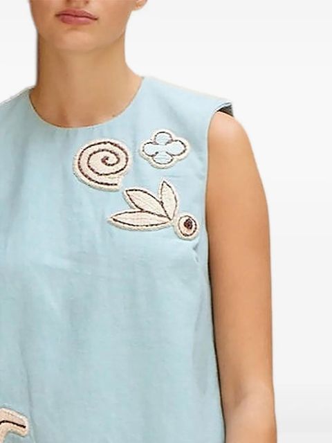 ALEMAIS Azar mini dress - Blue - zdjęcie produktu nr 2